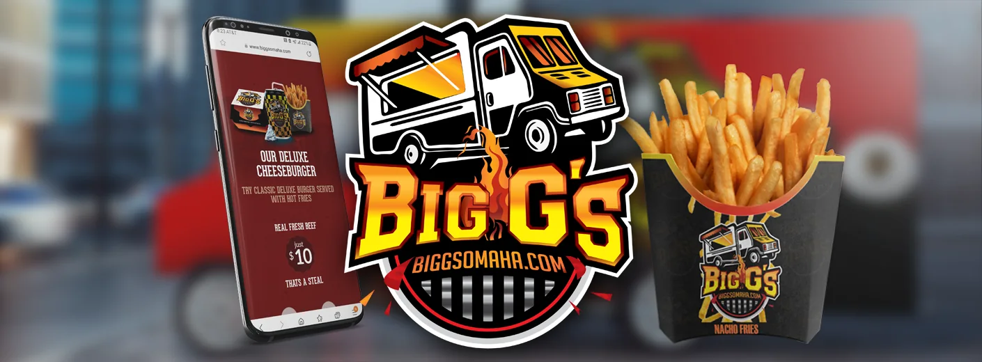 Big G's — Website · menu · packaging & brand system